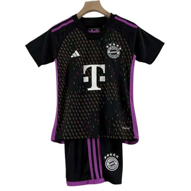 2023-2024 Kids Bayern Munich Away Kit Jersey+Shorts
