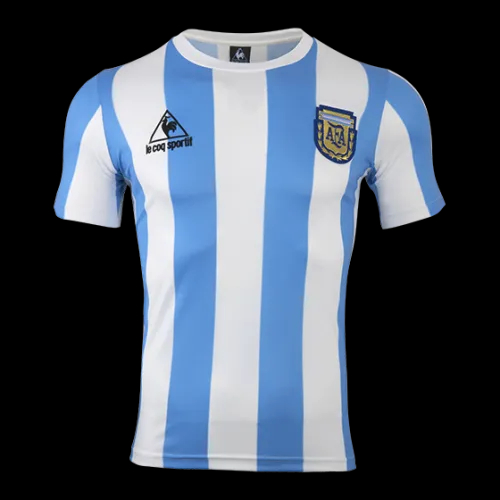 Argentina Retro Jersey Home World Cup 1986