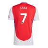 SAKA #7 Arsenal Home Soccer Jersey 202425