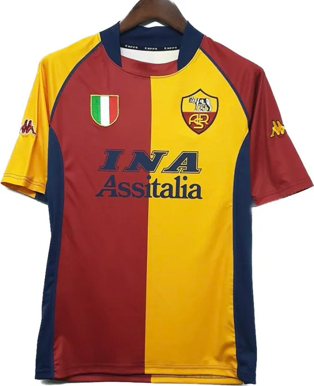 Roma 2001~2002 Retro Jersey Third Away Replica