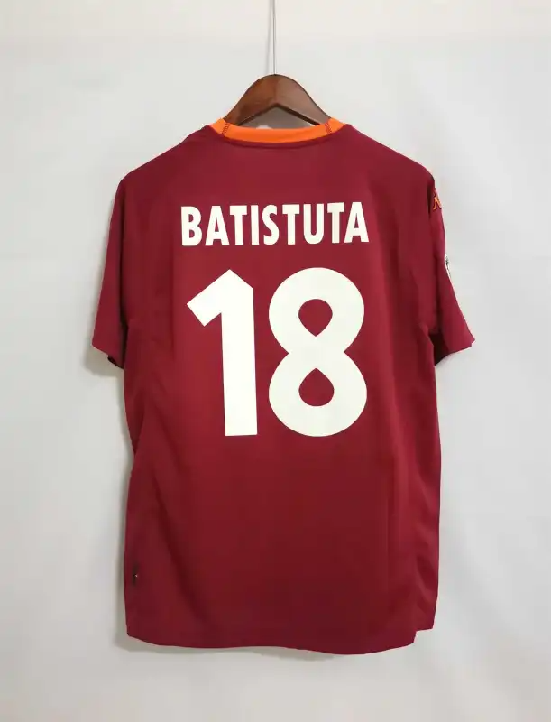 Roma 2000~2001 Retro Jersey Home