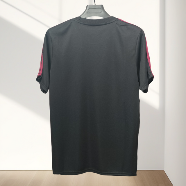 24/25 Manchester United Special Edition Jersey - Black-Red Gradient Tie-Dye & Gold Accents