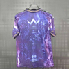 25/26 Manchester United Special Edition Purple Jersey - Purple-Blue Tie-Dye Pattern & Polo Collar