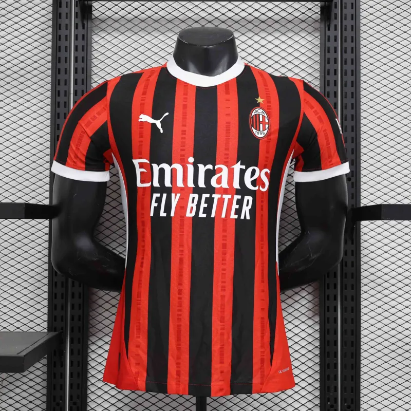 2024-2025 AC Milan Home Soccer Jersey Player Version