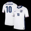 England Home Jersey EURO 2024 RICE #4 KANE #9 BELLINGHAM #10 FODEN #11