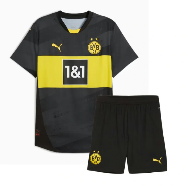 2024-2025 Kids Borussia Dortmund Away Kits Soccer Jersey