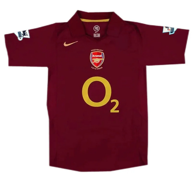 2005-2006 Arsenal Retro Jersey Home