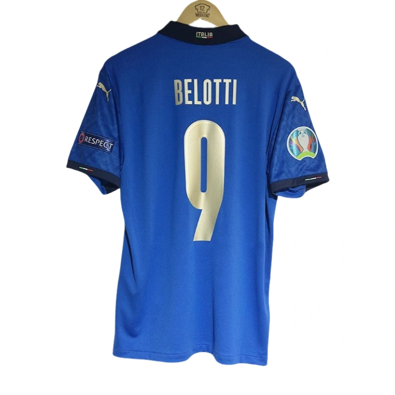 2020-2021 Italian national team home jersey retro version European Cup