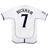 2002 England Retro Soccer Jersey Home Replica World Cup