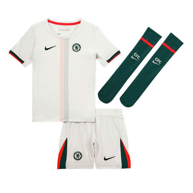 Kids Chelsea Away Soccer Kits 2025-2026 (Jersey+Shorts+Socks)