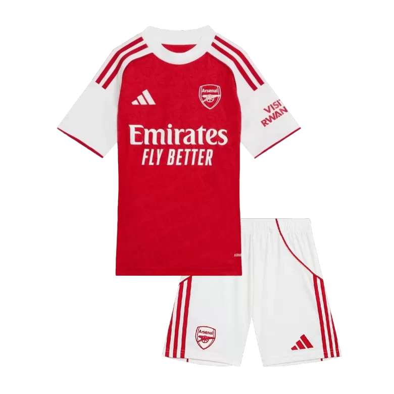 Kids Arsenal Custom Home Soccer Kits 2025-2026