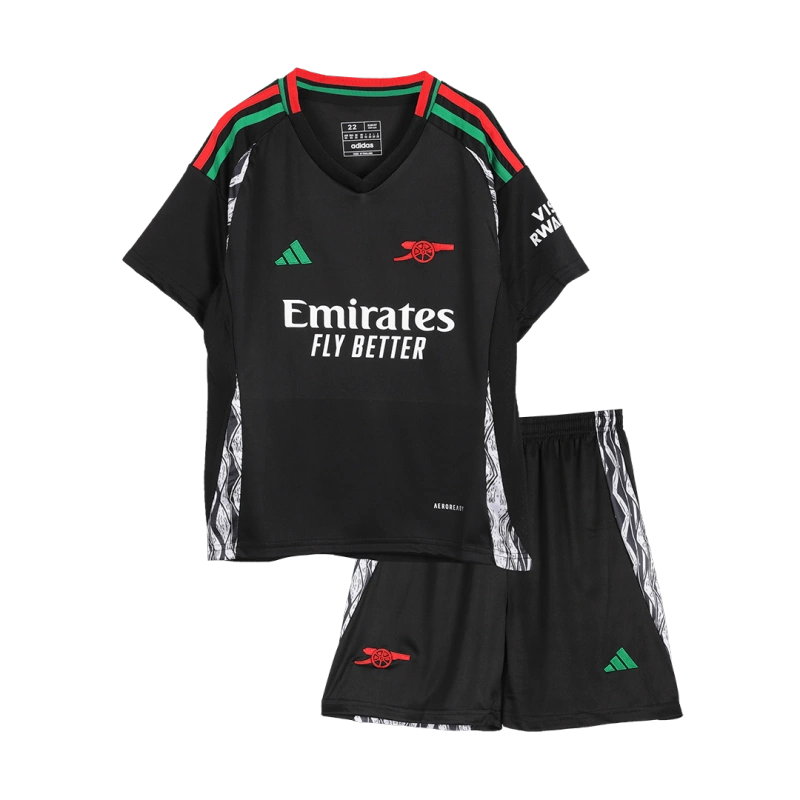 2024-2025 Arsenal Away Soccer Kids Kit Jersey+Shorts