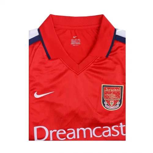 2000-2001 Arsenal Bergkamp #10 Retro Jersey Home
