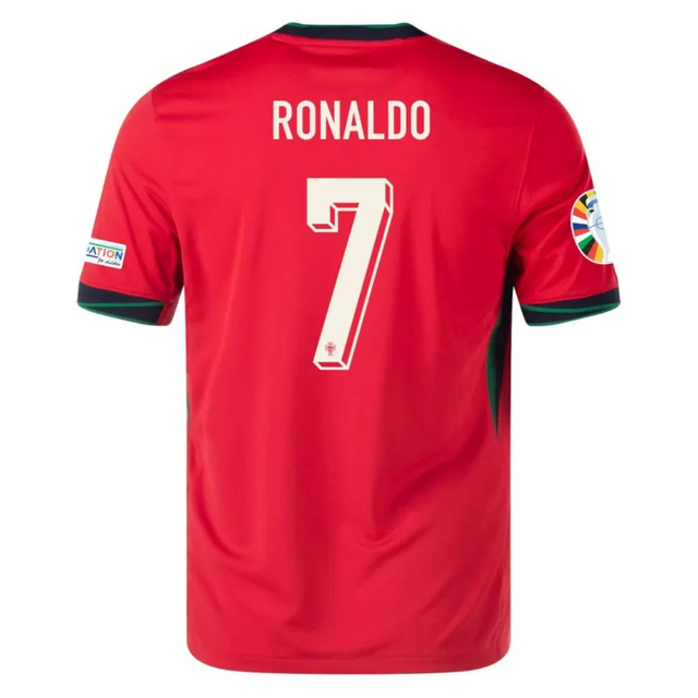 Portugal Home Ronaldo #7 R. Leão #17 Pepe #3 Jersey Euro 2024