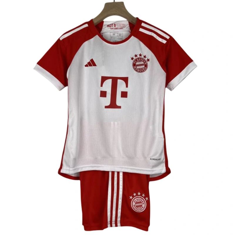 2023-2024 Kids Bayern Munich Home Jersey Kit