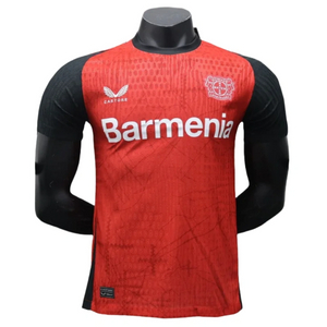 2024-2025 Bayer 04 Leverkusen Home Soccer Jersey Player Version