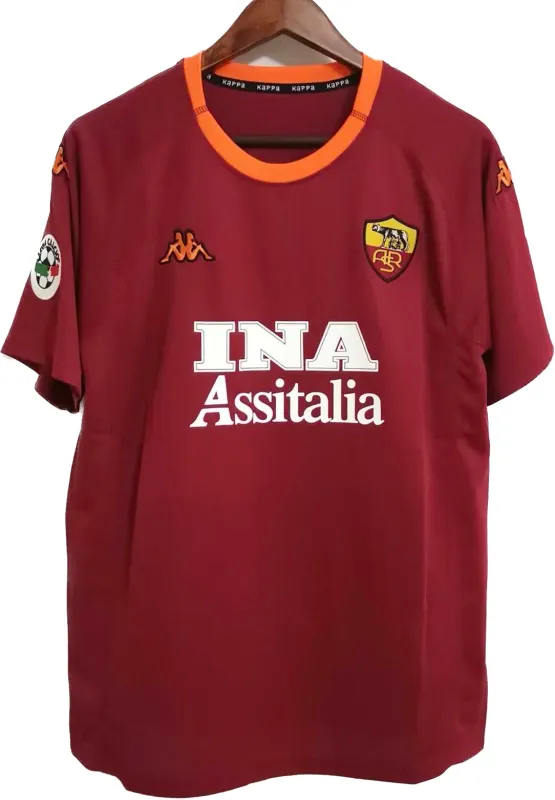 Roma 2000~2001 Retro Jersey Home