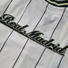 Real Madrid 2025-2026 casual white striped short sleeved shirt