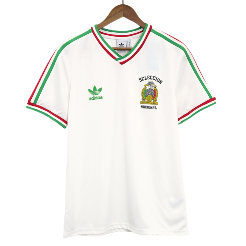 Adidas Mexico Retro Jersey Soccer Shirt 1985