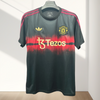 24/25 Manchester United Special Edition Jersey - Black-Red Gradient Tie-Dye & Gold Accents