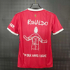 21/22 Manchester United Cristiano Ronaldo Graffiti Limited Jersey - Red with CR7 Quotes & Artwork