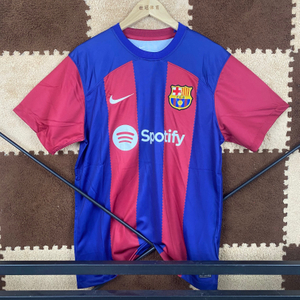 23/24 Barcelona Home Jersey - Diamond Crest Tribute to Women's Pioneers